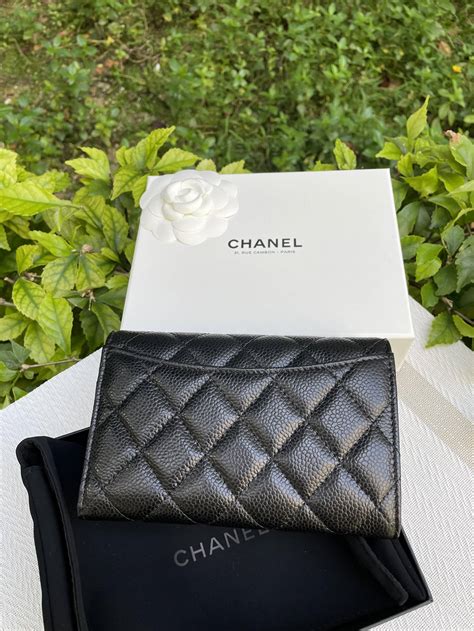 real Chanel card holder